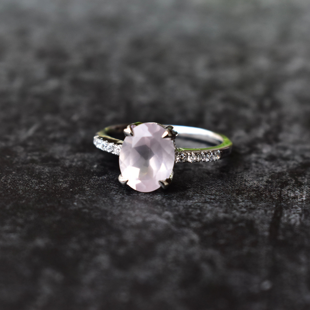 Empress - Rose Quartz Ring -