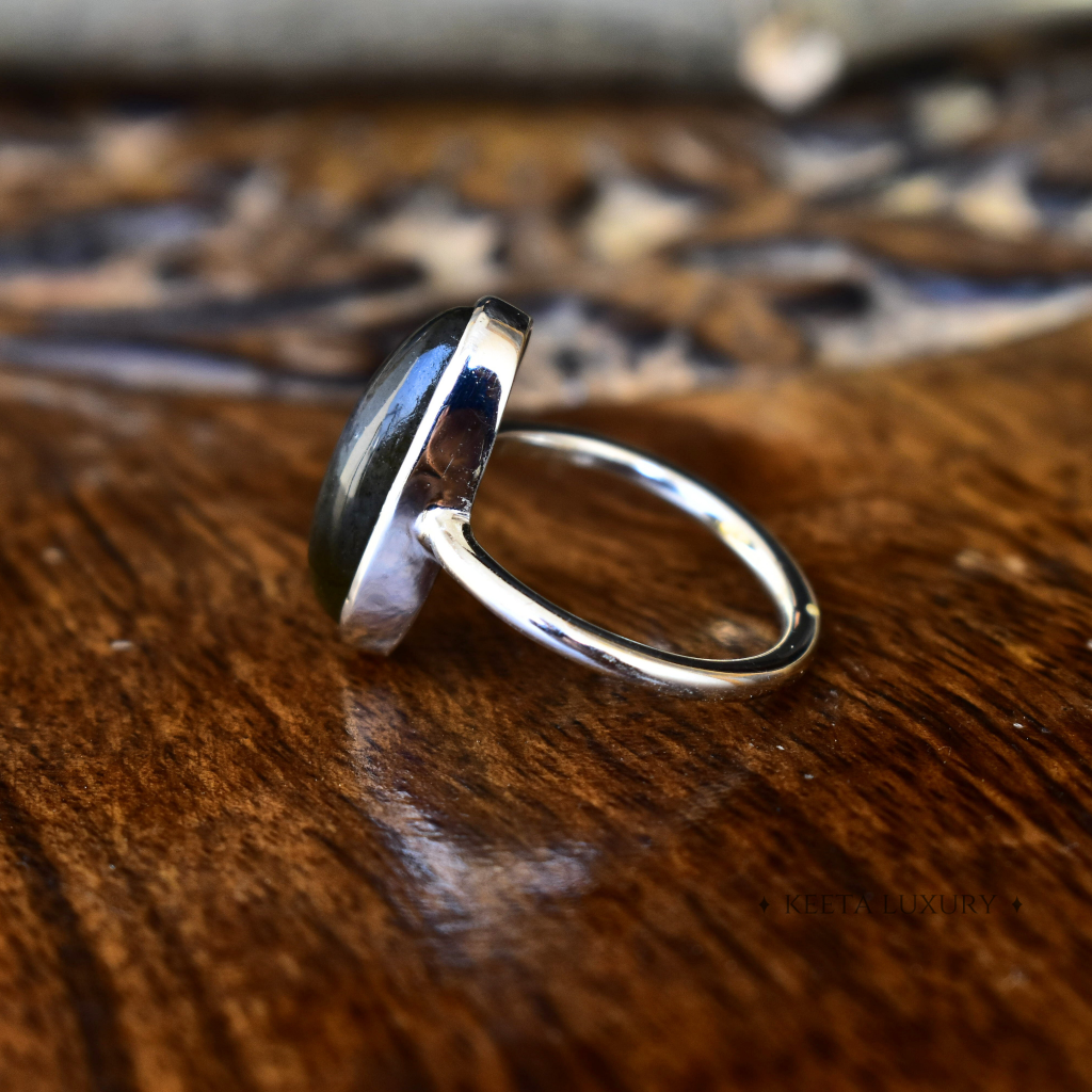 Enchanted Eclipse - Labradorite Ring -