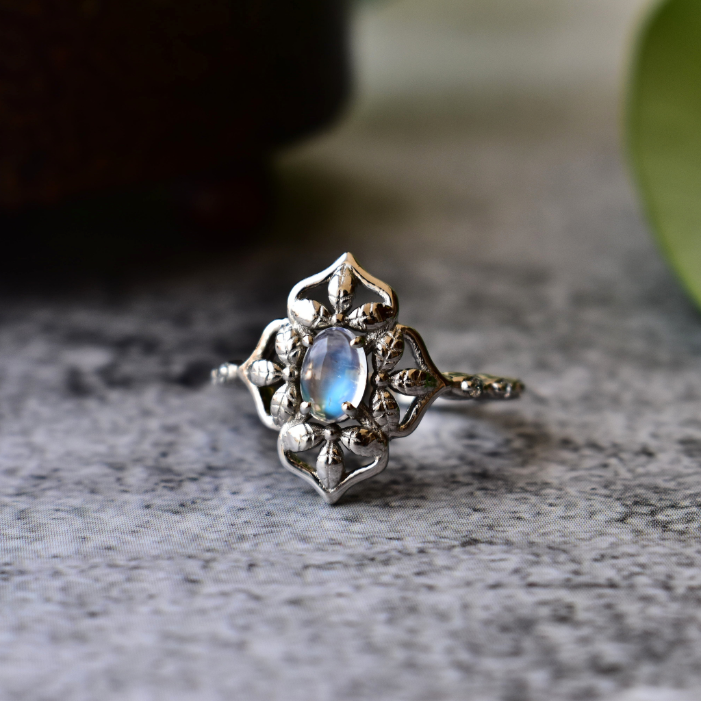 Enchanted Forest - Moonstone Ring -