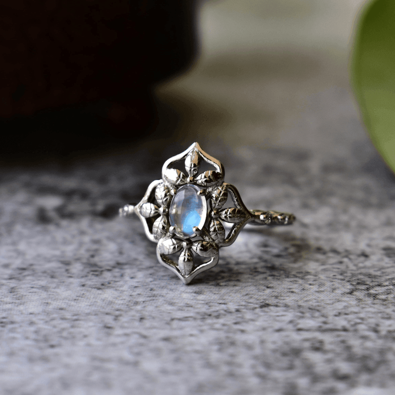 Enchanted Forest - Moonstone Ring