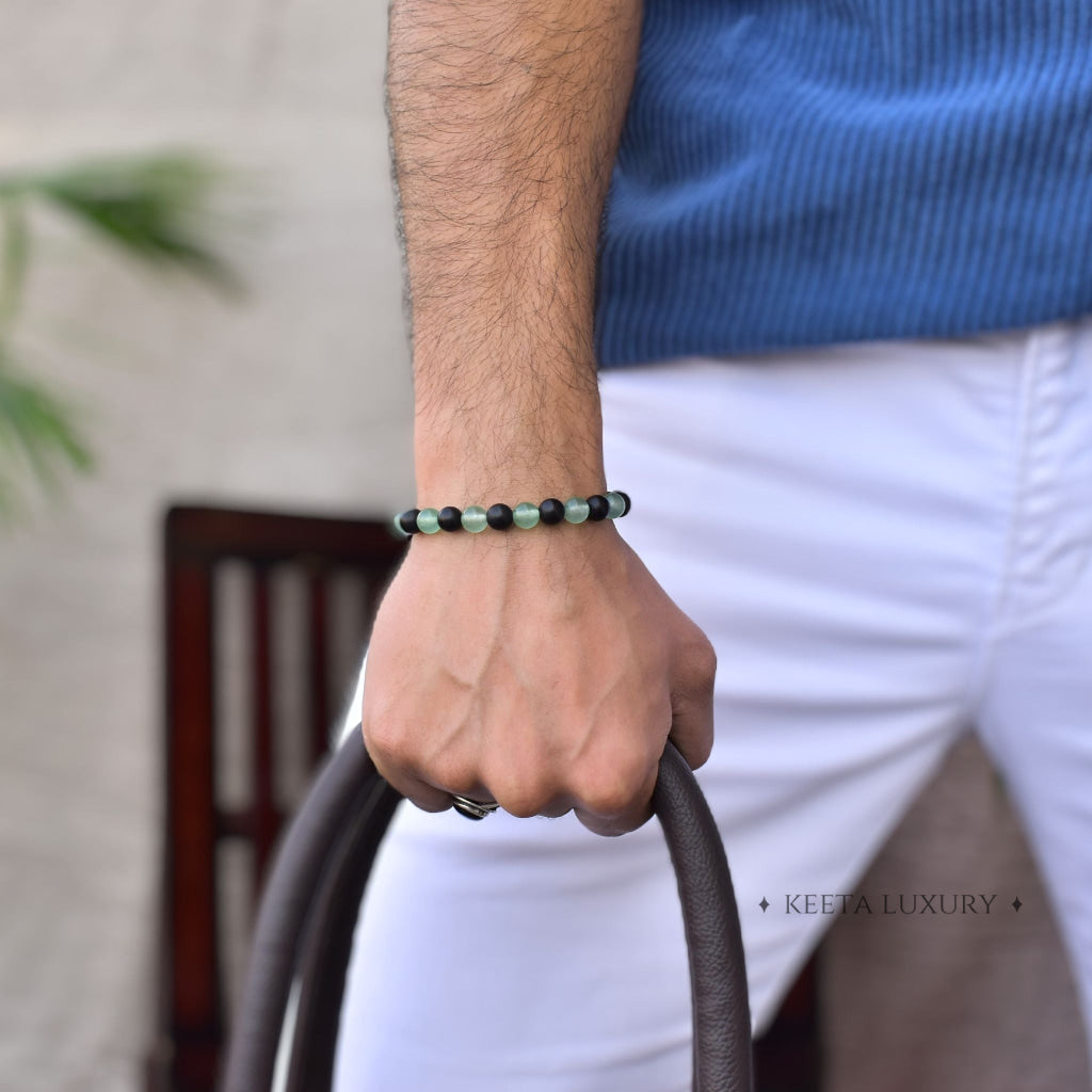 Enchanted Green - Green Aventurine & Black Onyx -