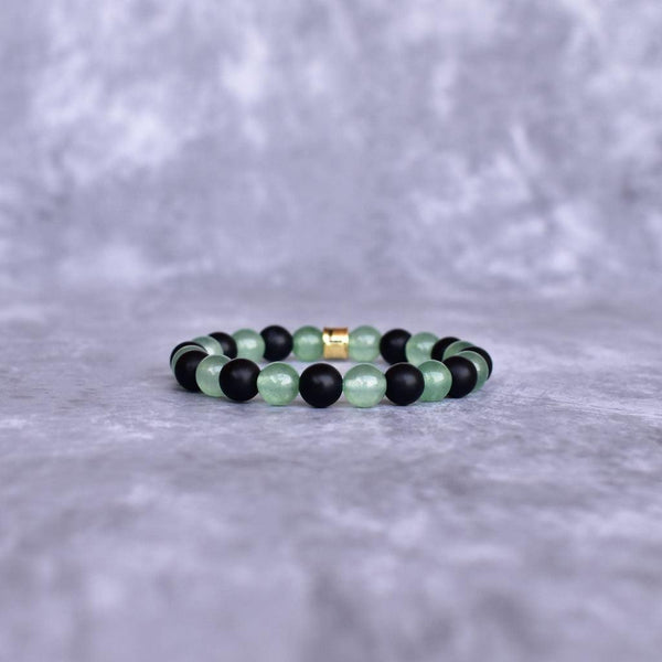 Enchanted Green - Aventurine & Black Onyx Bracelets