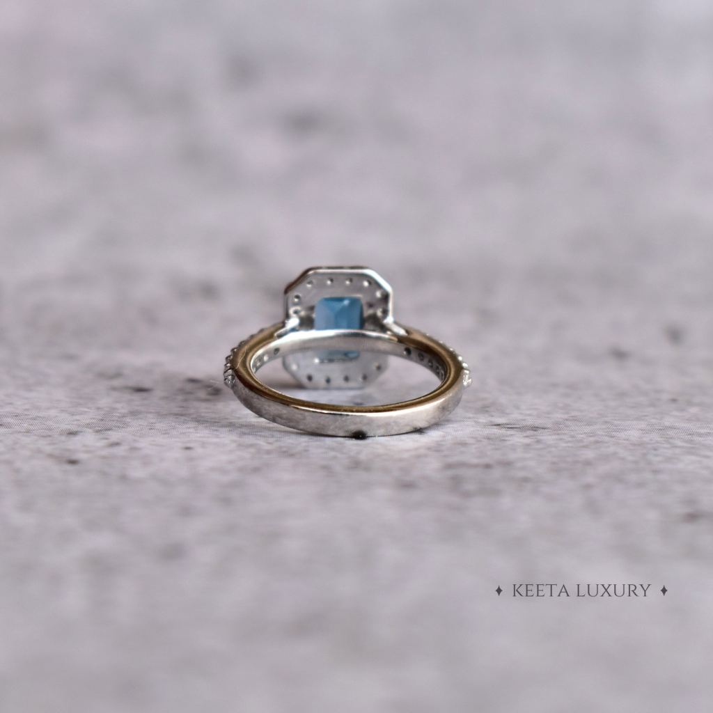 Ethereal Waters - Blue Topaz Ring -