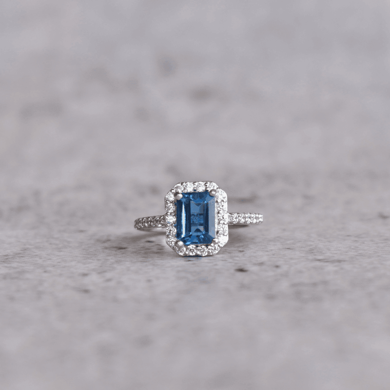 Ethereal Waters - Blue Topaz Ring