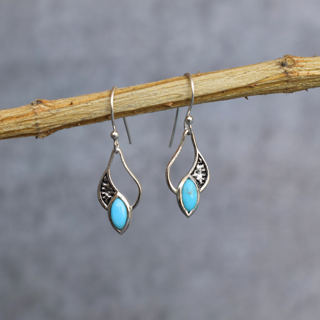 Eye Luring - Turquoise Earrings -