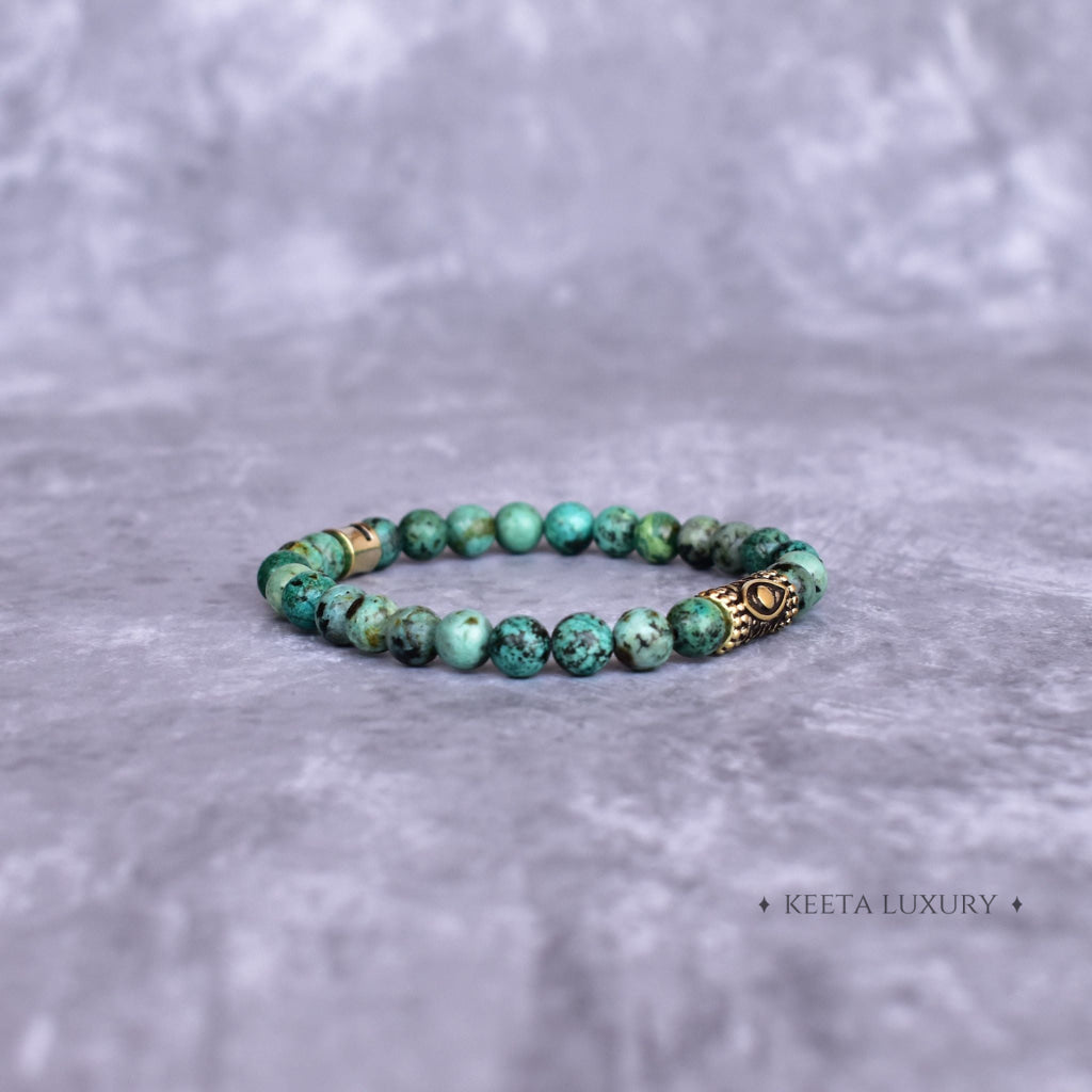Eye of Serenity - Turquoise Beads Bracelet -