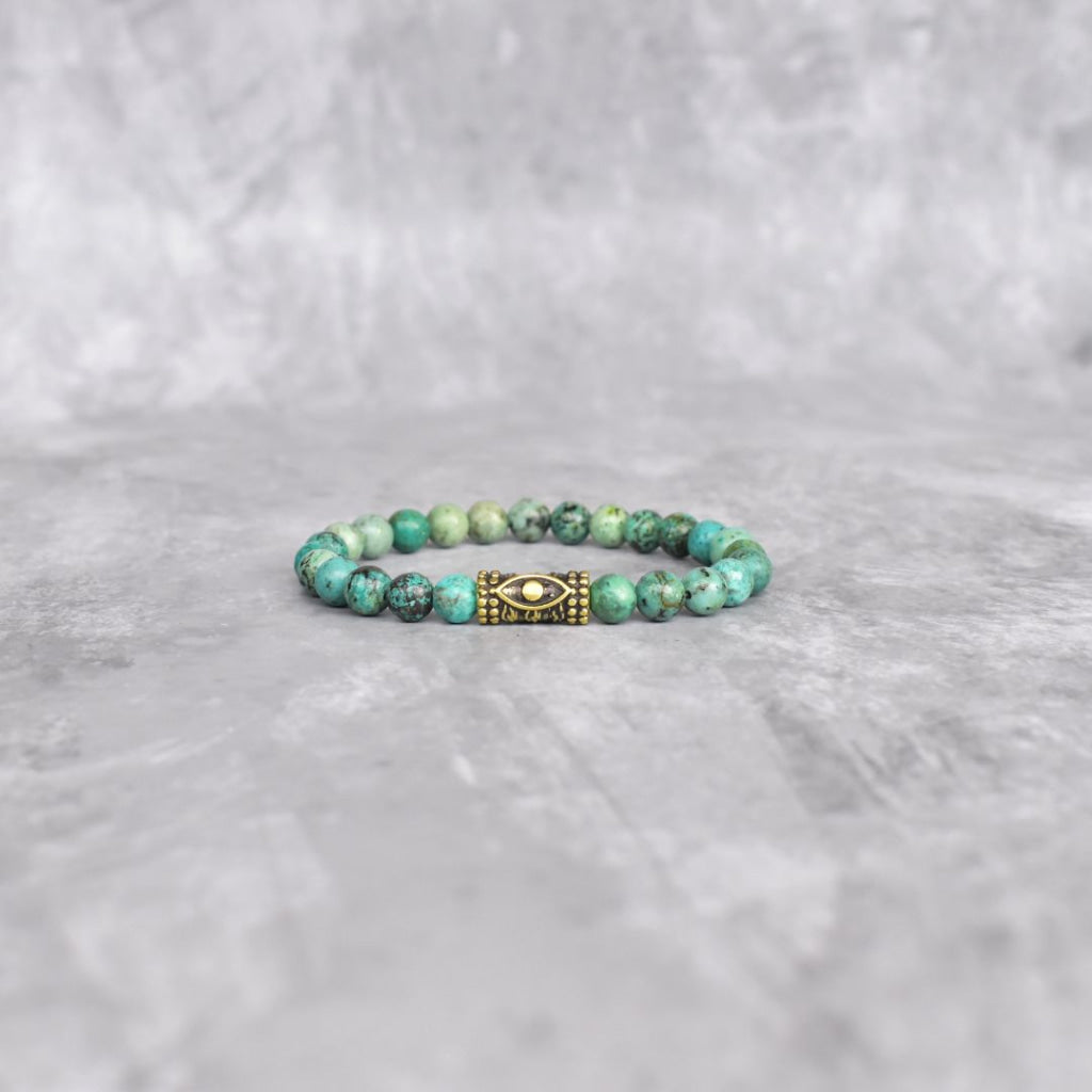Eye Of Serenity - Turquoise Beads Bracelet Bracelets
