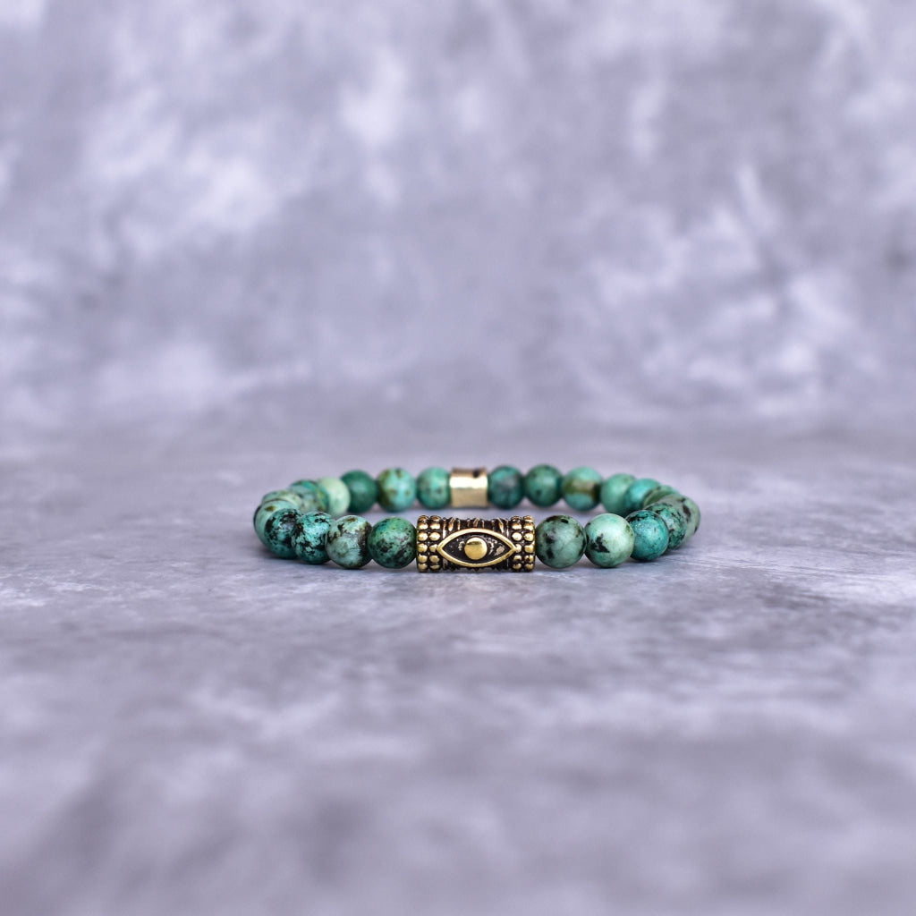 Eye of Serenity - Turquoise Beads Bracelet -