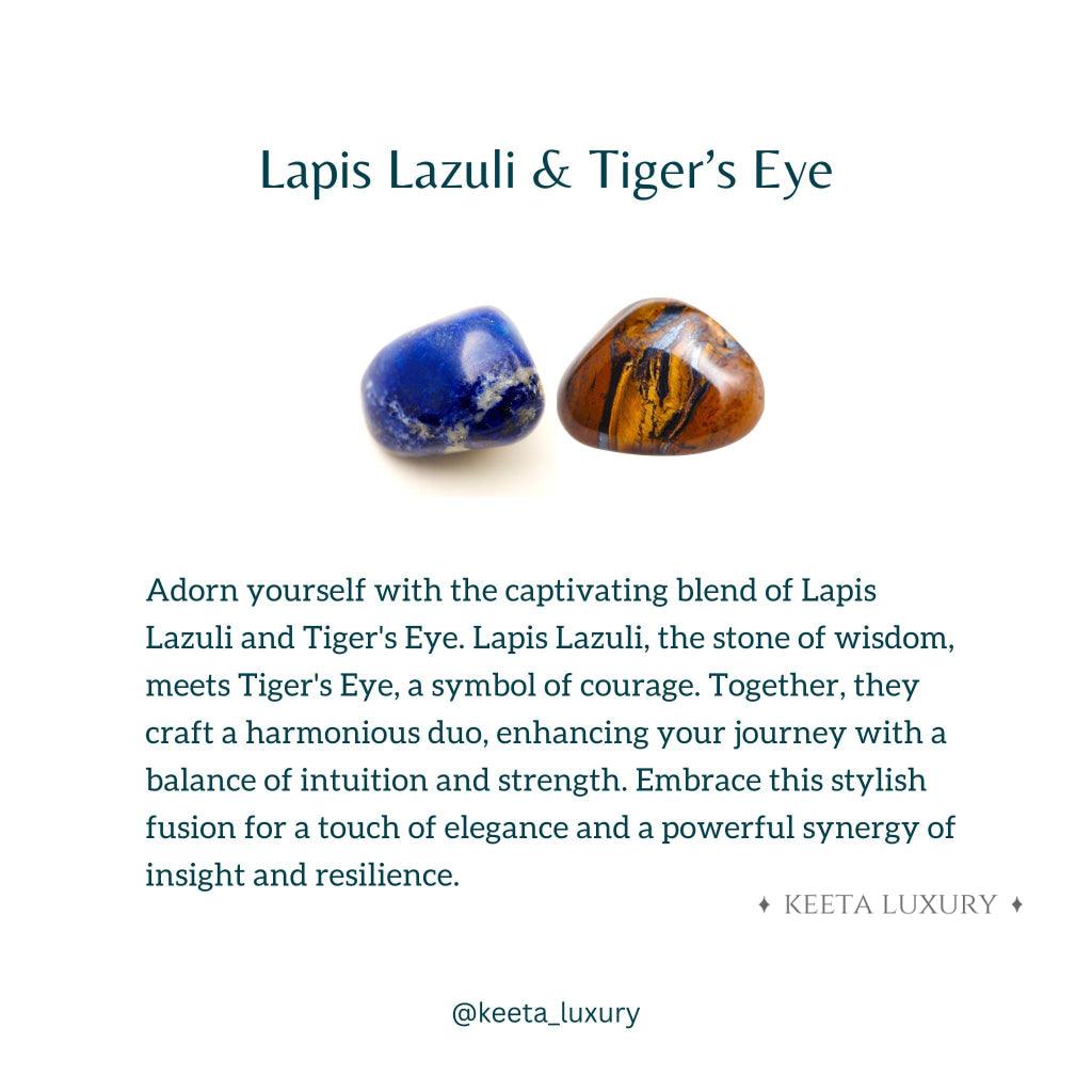 Eye Ultimate - Lapis and tiger eye bracelet -