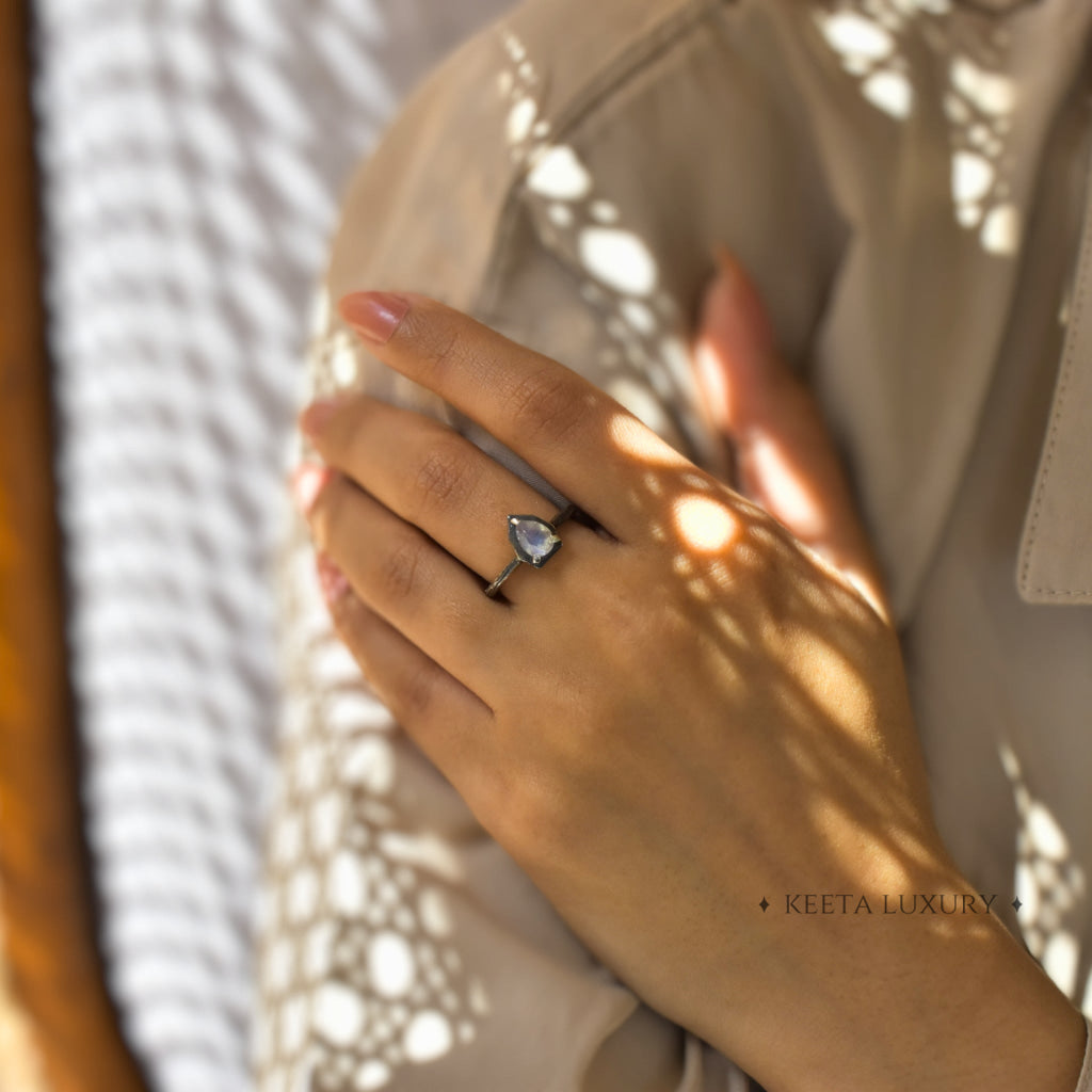 Forest Heart - Moonstone Ring Rings