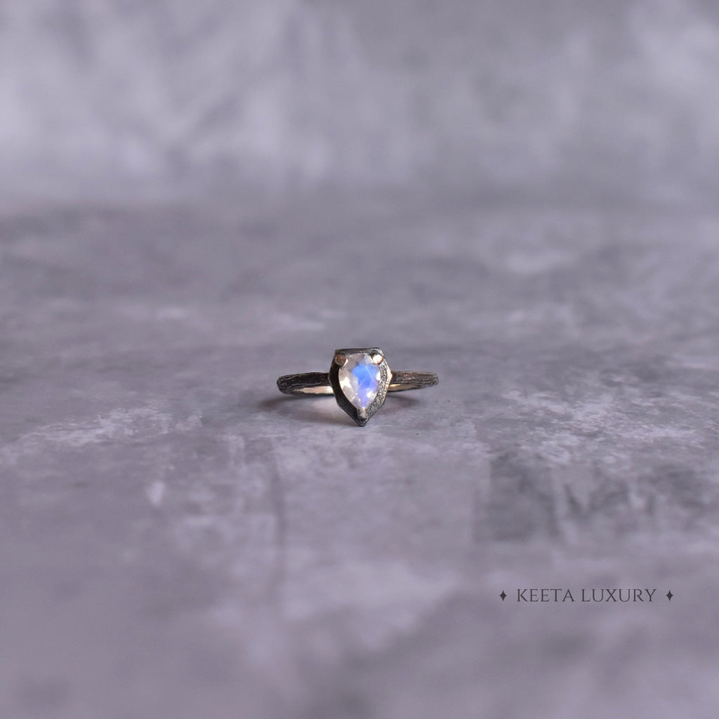 Forest Heart - Moonstone Ring Rings