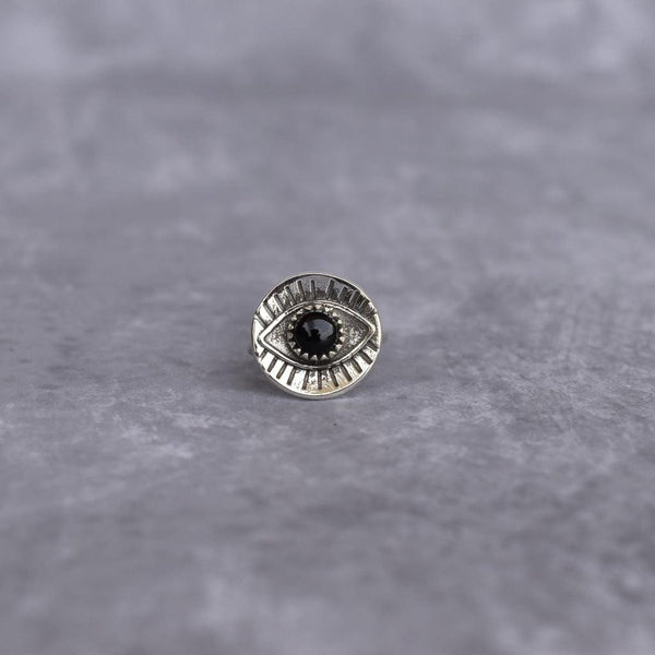 Gaze Guardian- Black Onyx Ring