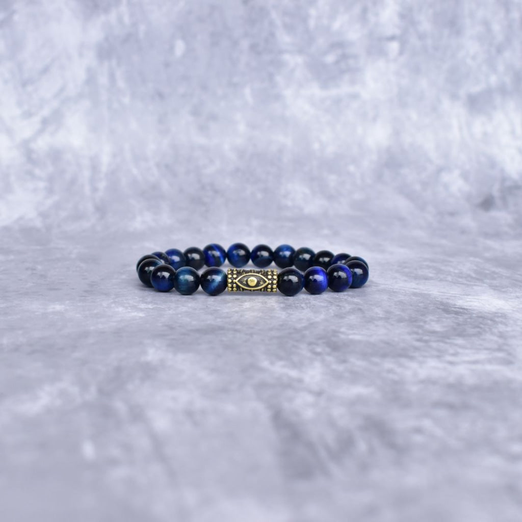 Gaze Of Serenity - Blue Tiger’s Eye Bracelet Bracelets