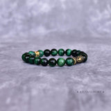 Gaze Of Serenity - Green Tiger Eye Bracelet Bracelets