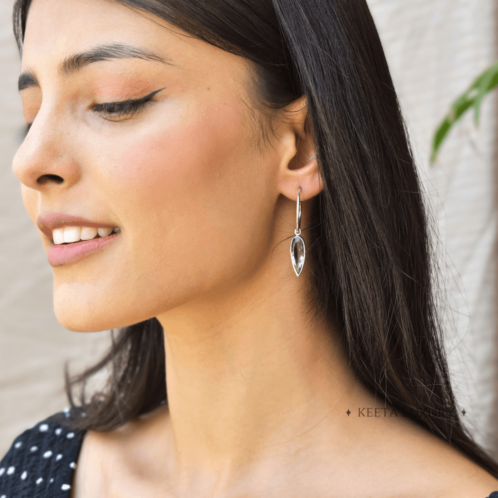 Glacier - Amethyst Earrings -