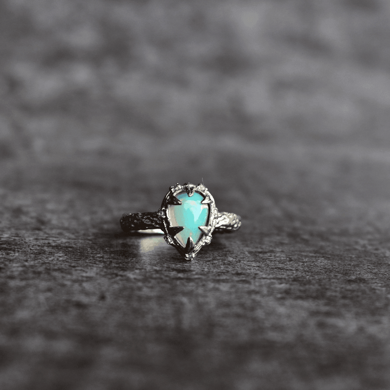 Glimmering Cascade - Opal Nature Ring - KEETA LUXURY