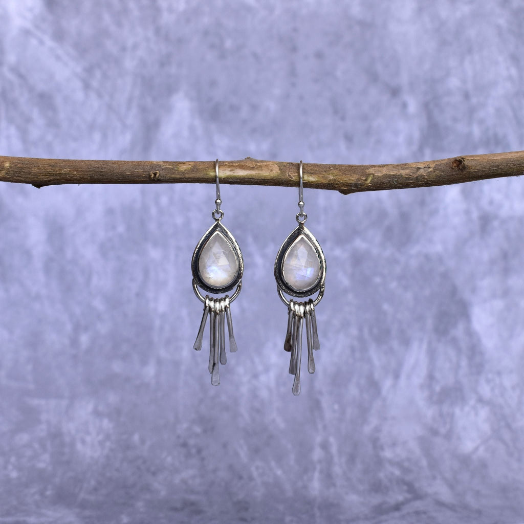 Gypsy Dreams - Moonstone Earrings -