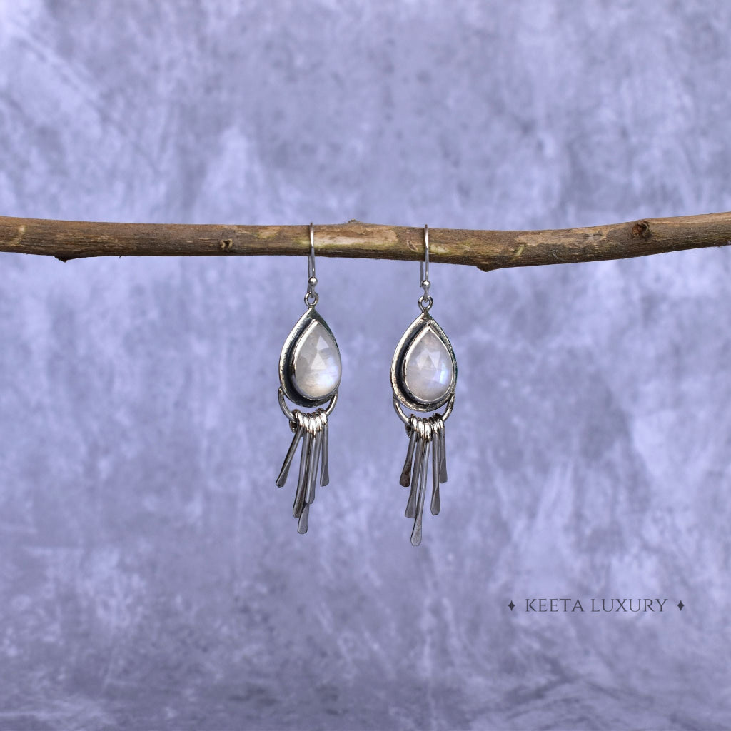 Gypsy Dreams - Moonstone Earrings -