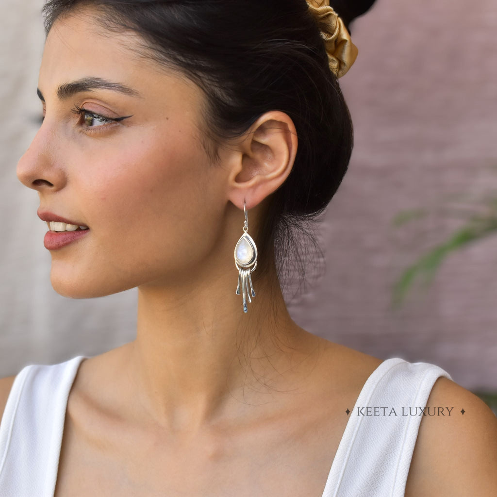 Gypsy Dreams - Moonstone Earrings -