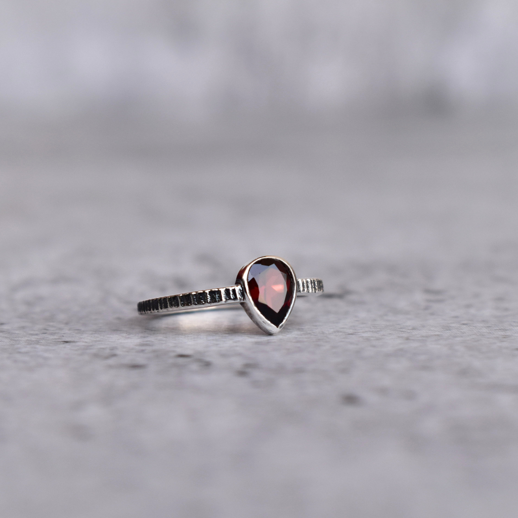 Gypsy Soul - Garnet Ring -