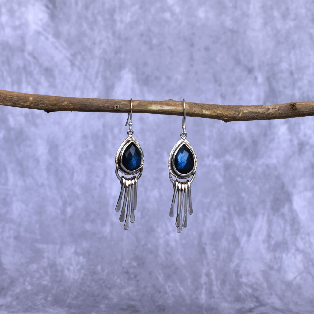 Gypsy Tears - Labradorite Earrings -