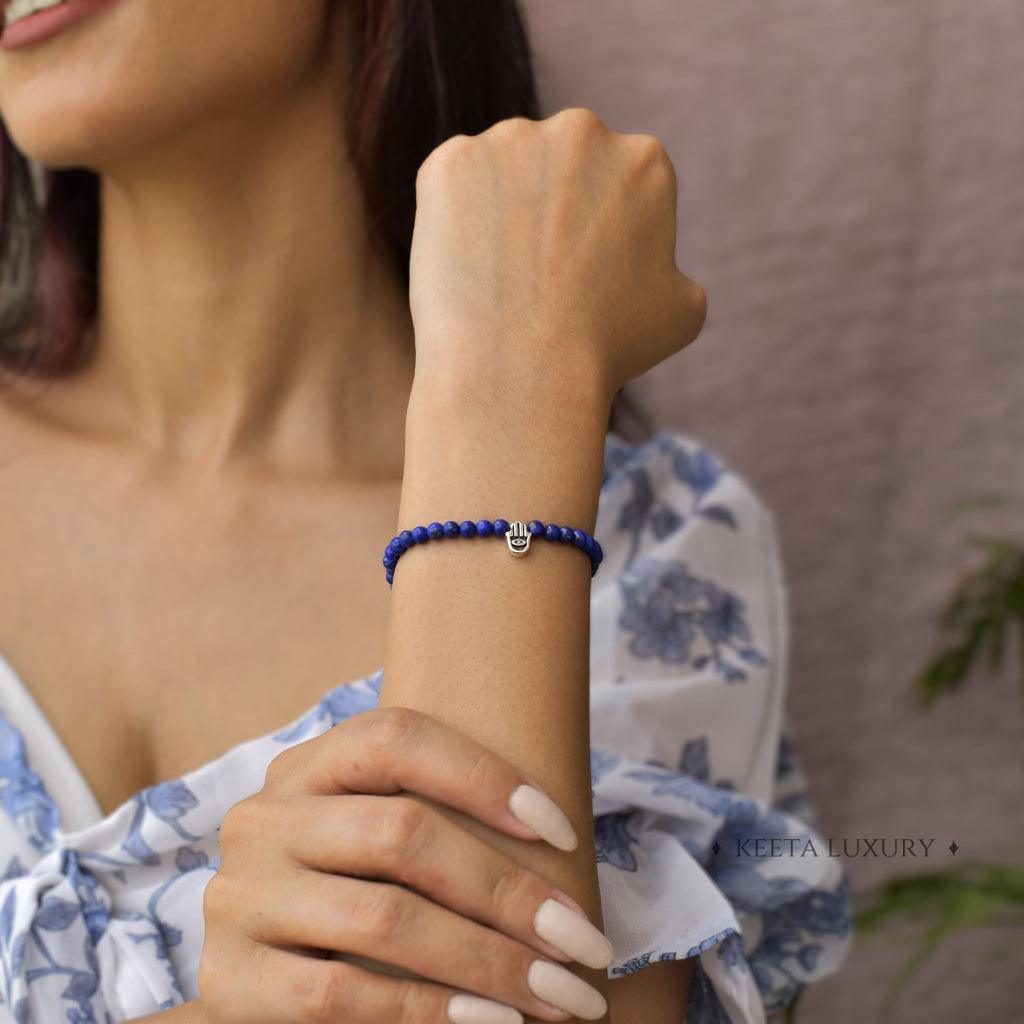 Hamsa Harmony - Lapis Lazuli Bracelets -