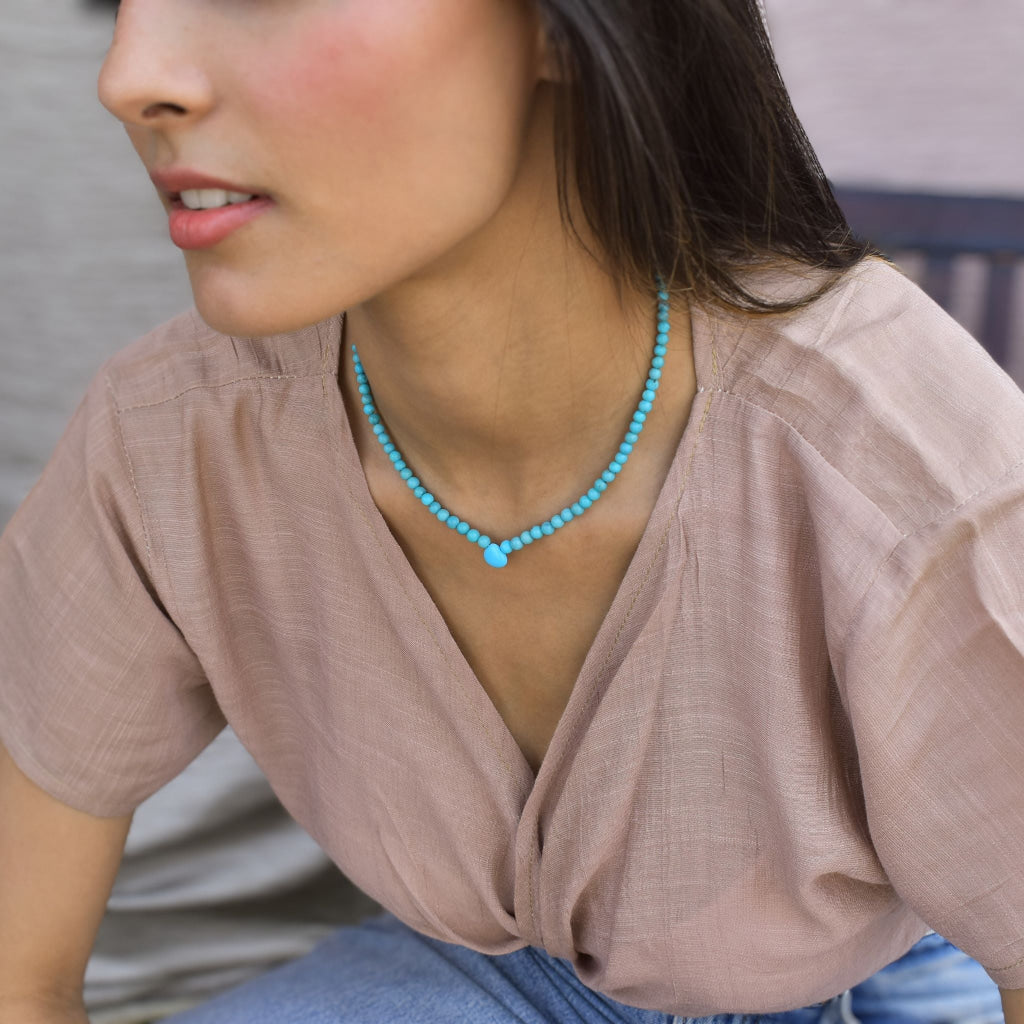 Heart - Turquoise Necklace Necklace