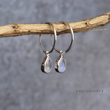 Hoop Admire - Moonstone Earrings