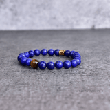 Lapis Prince- Tiger Eye And Lazuli Bracelets Bracelets