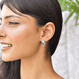 Leaf Lore - Turquoise Studs Earrings