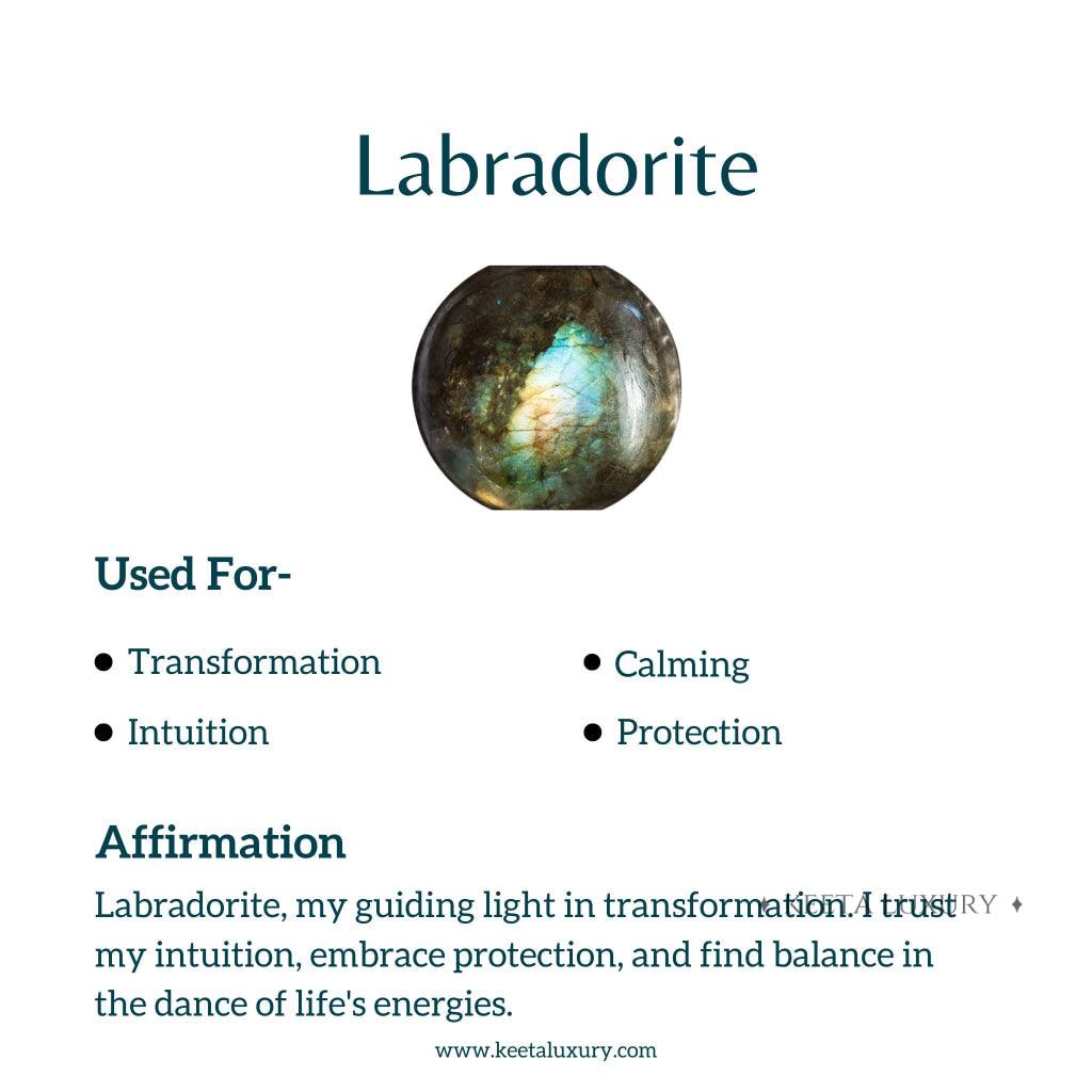 Leaf Spring - Labradorite Necklace -
