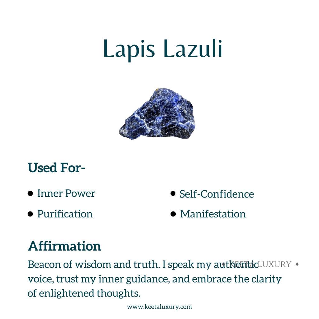 Leafy Wave - Lapis Lazuli Earrings -
