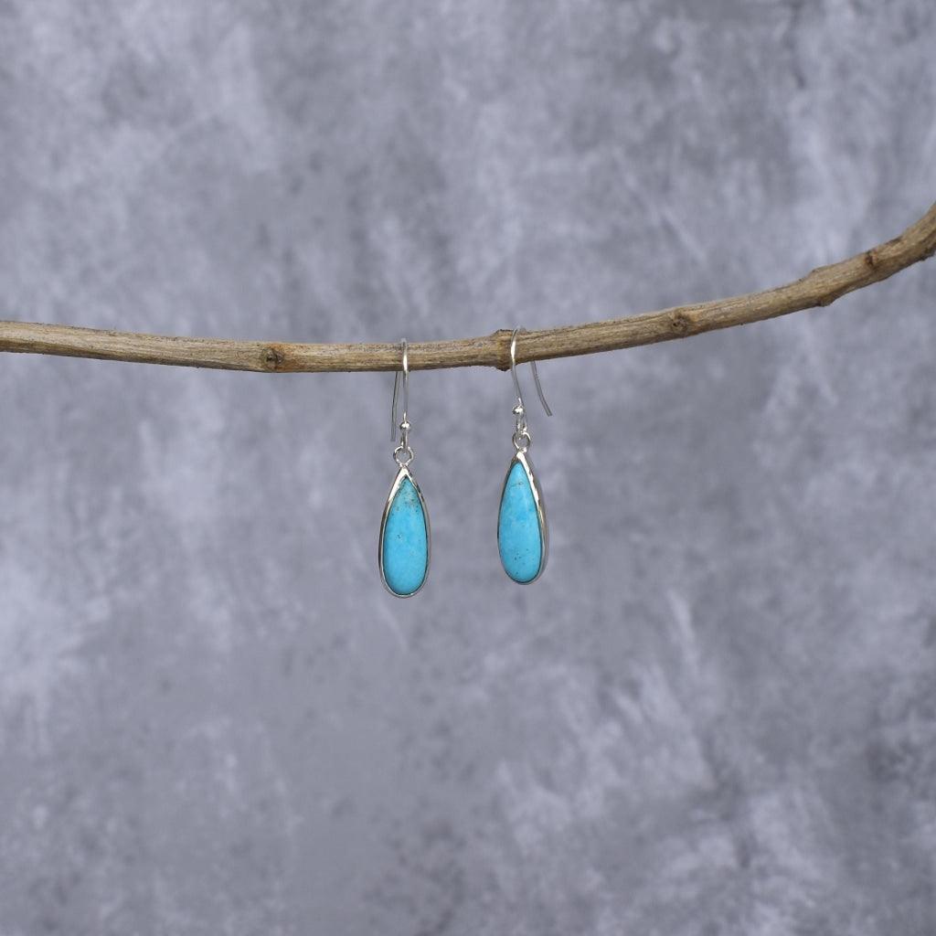 Long Drops - Turquoise Earrings -