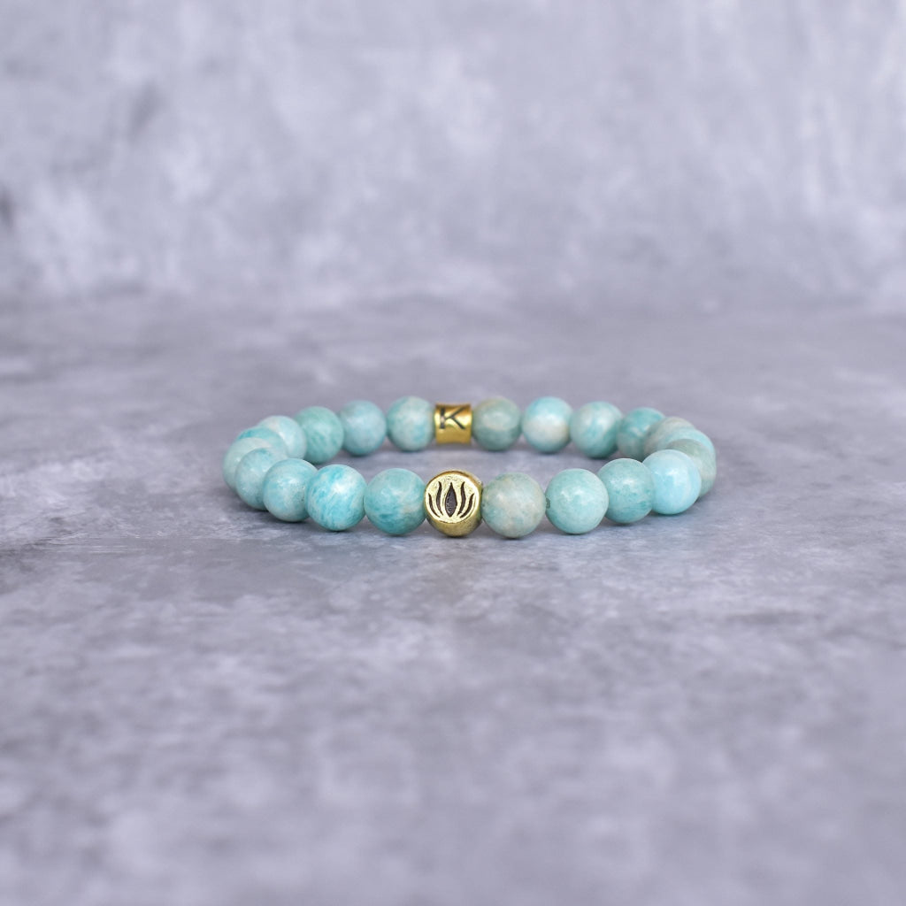 Lotus - Amazonite Bracelet -