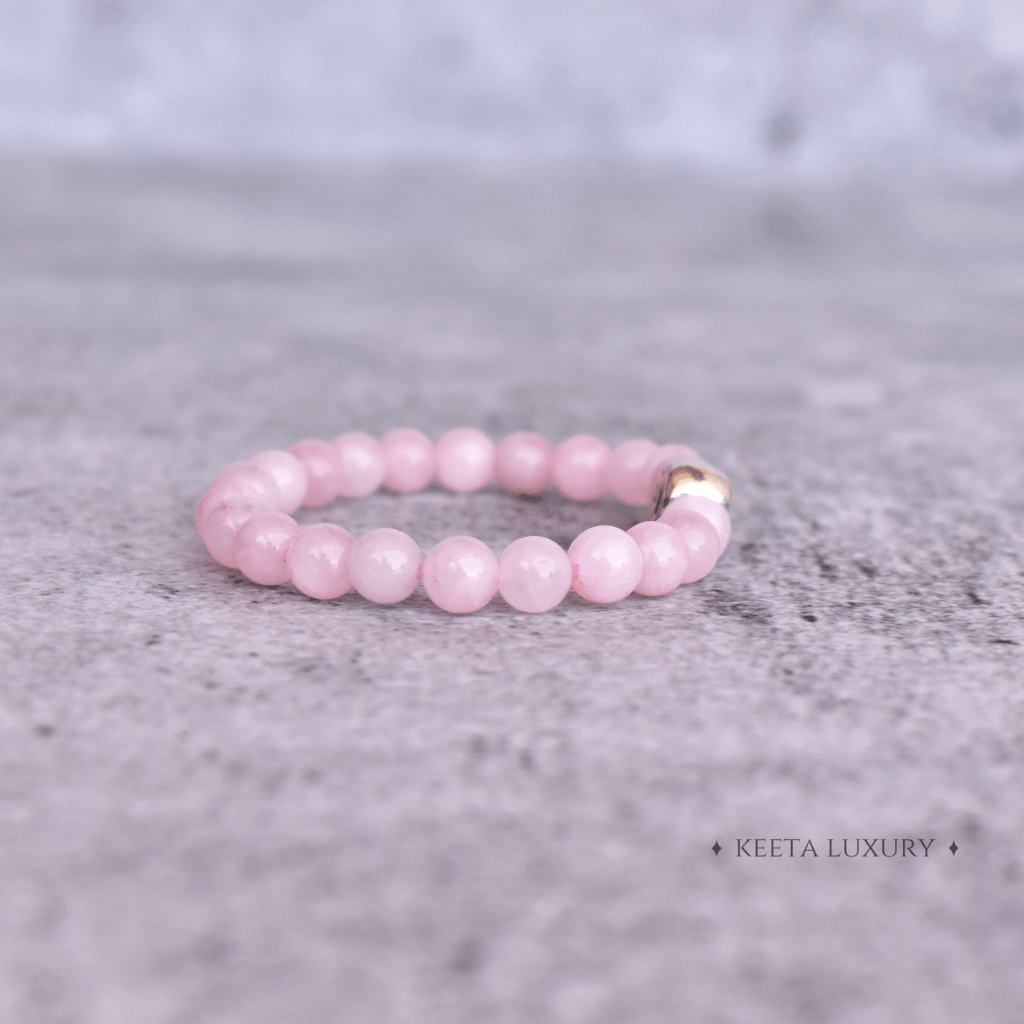 Lotus Bloom - Rose Quartz Bracelets -