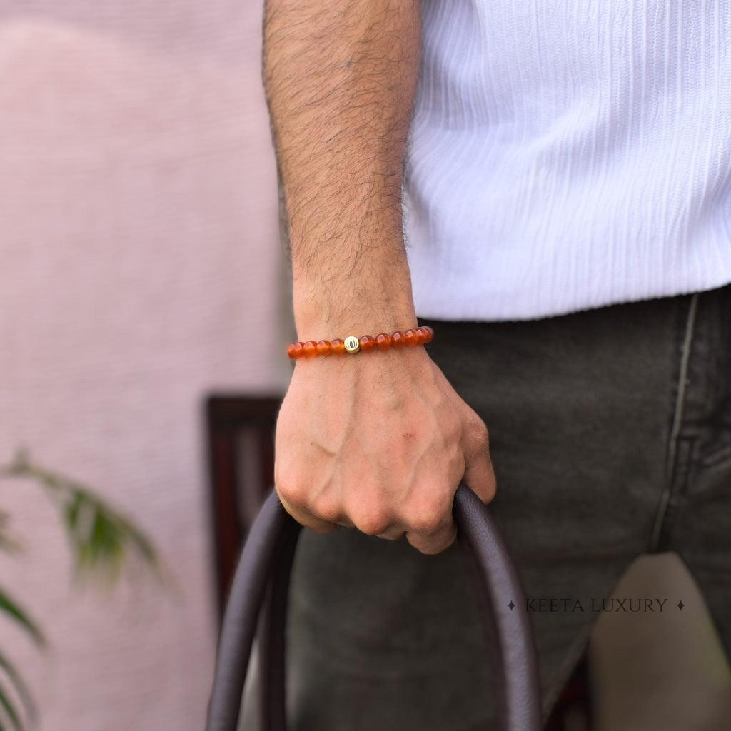 Lotus - Carnelian bracelet -