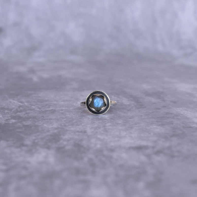 Lotus Dream - Labradorite Ring Rings