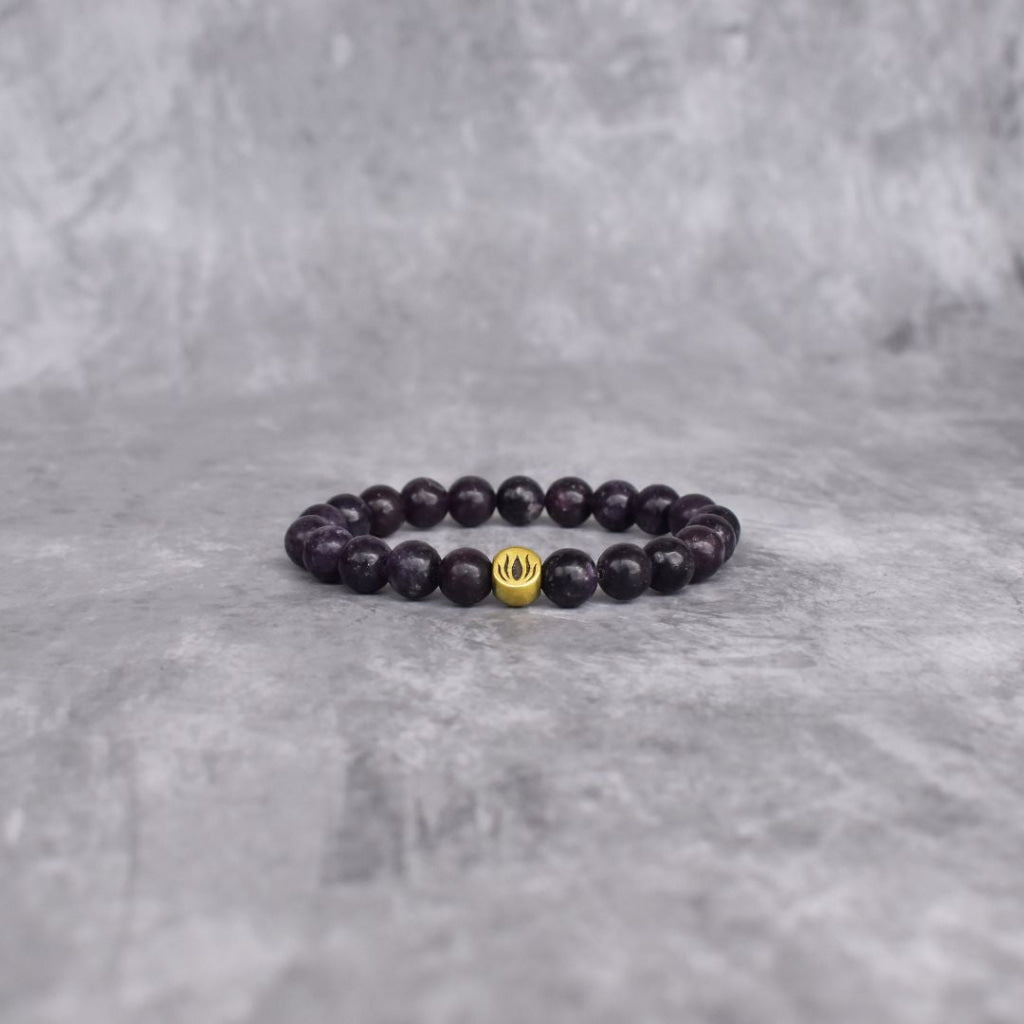 Lotus - Lepidolite Bracelets Bracelets