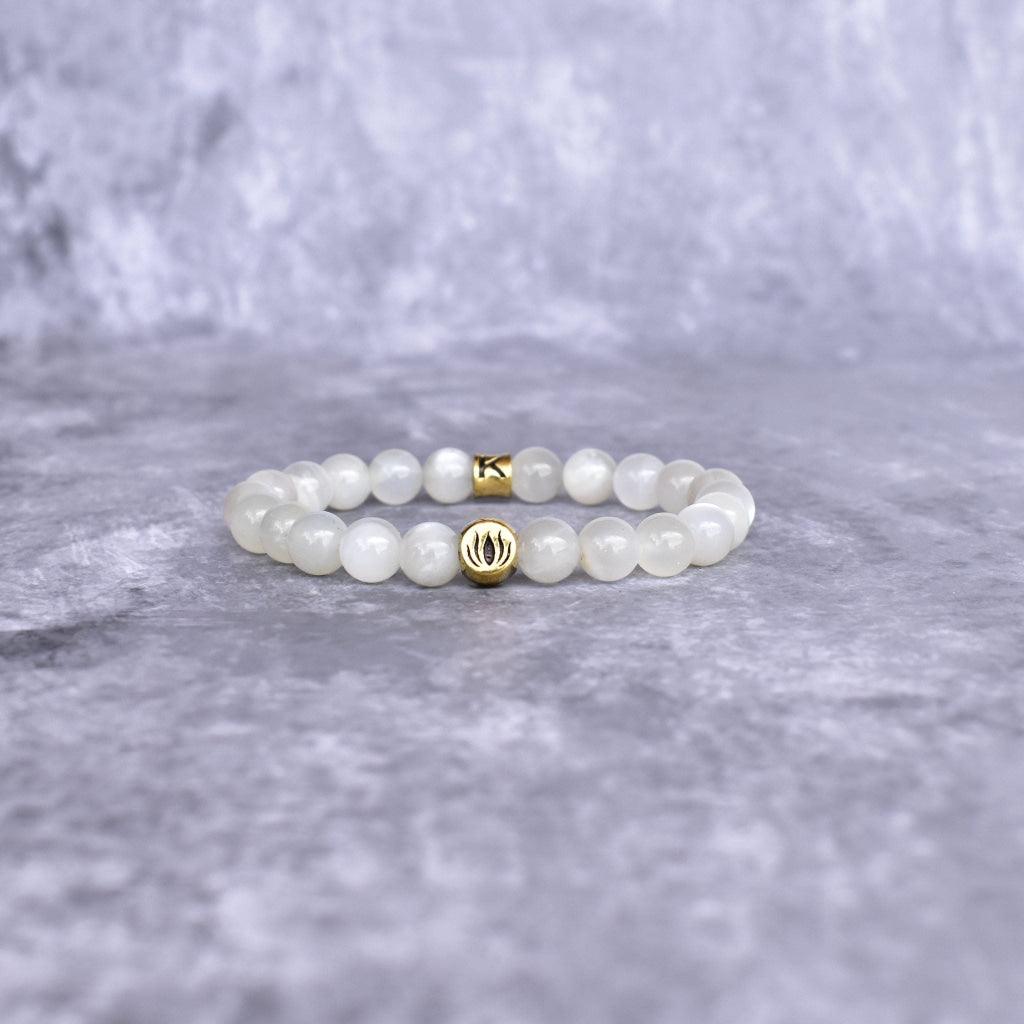 Lotus - Moonstone Bracelets -