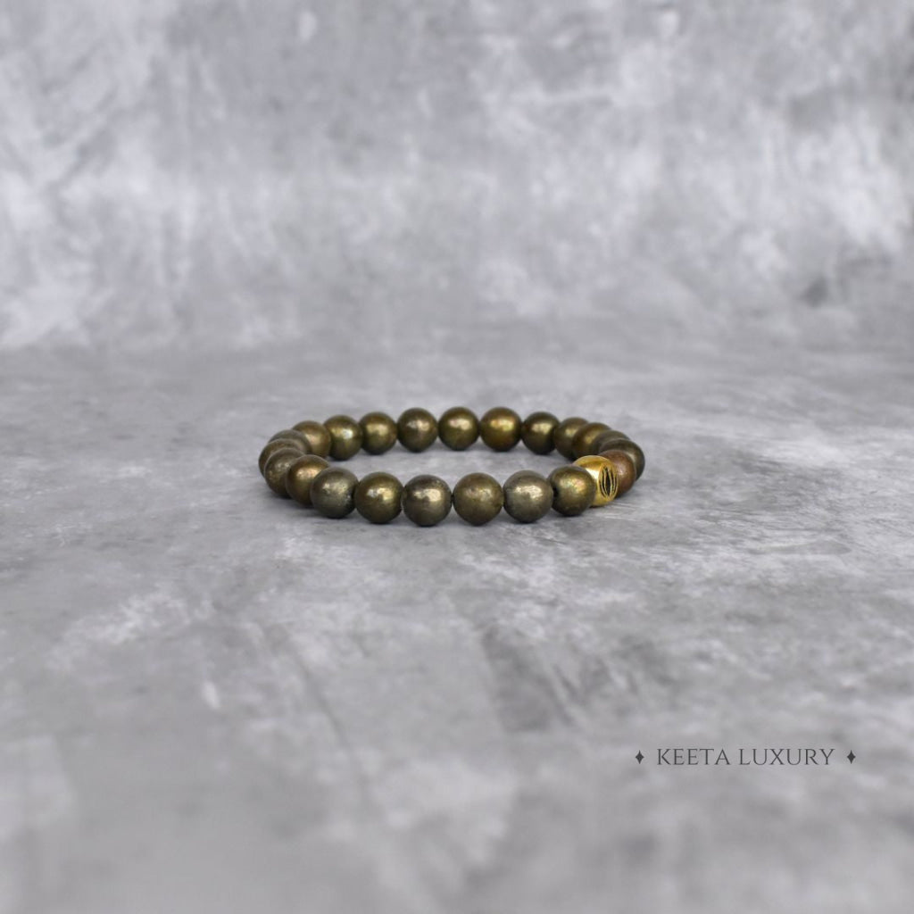 Lotus - Pyrite Bracelet Bracelets