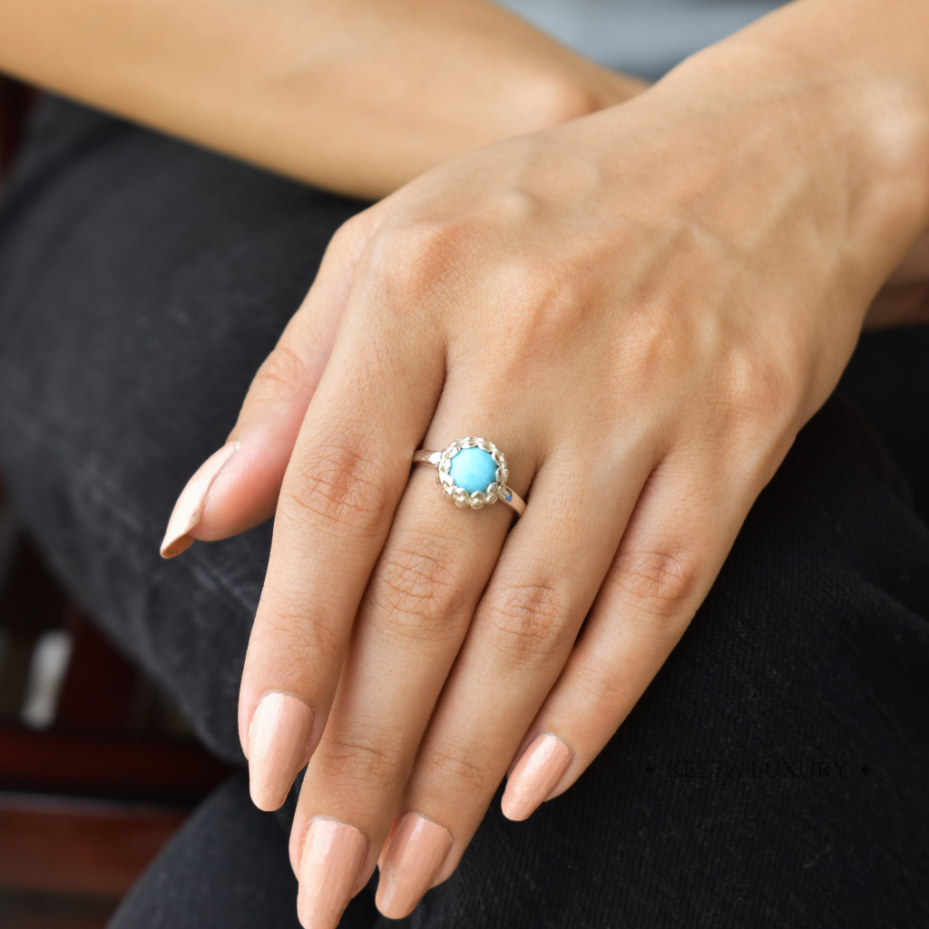 Lotus - Turquoise Ring -