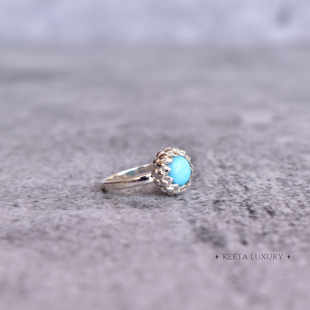 Lotus - Turquoise Ring -