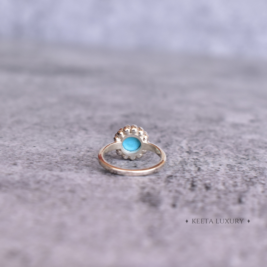 Lotus - Turquoise Ring -
