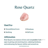 Love - Rose Quartz Necklace Necklaces