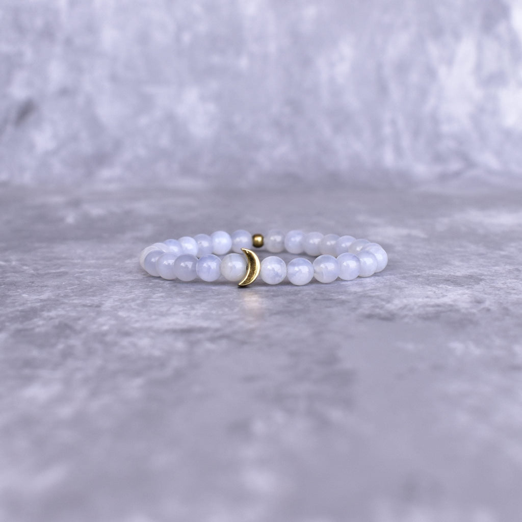 Lunar - Blue Lace Agate Bracelet Bracelets