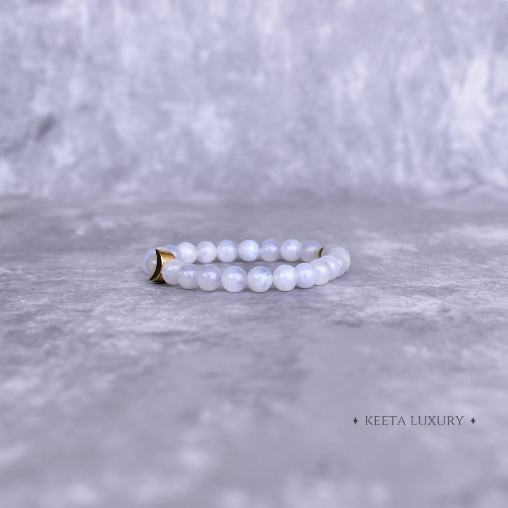 Lunar - Blue Lace Agate Bracelet Bracelets