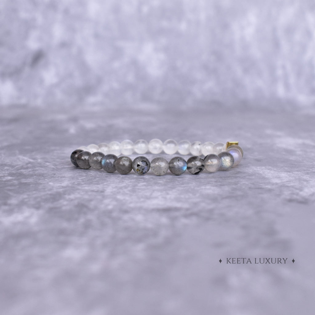 Lunar - Moonstone & Labradorite Bracelets Bracelets