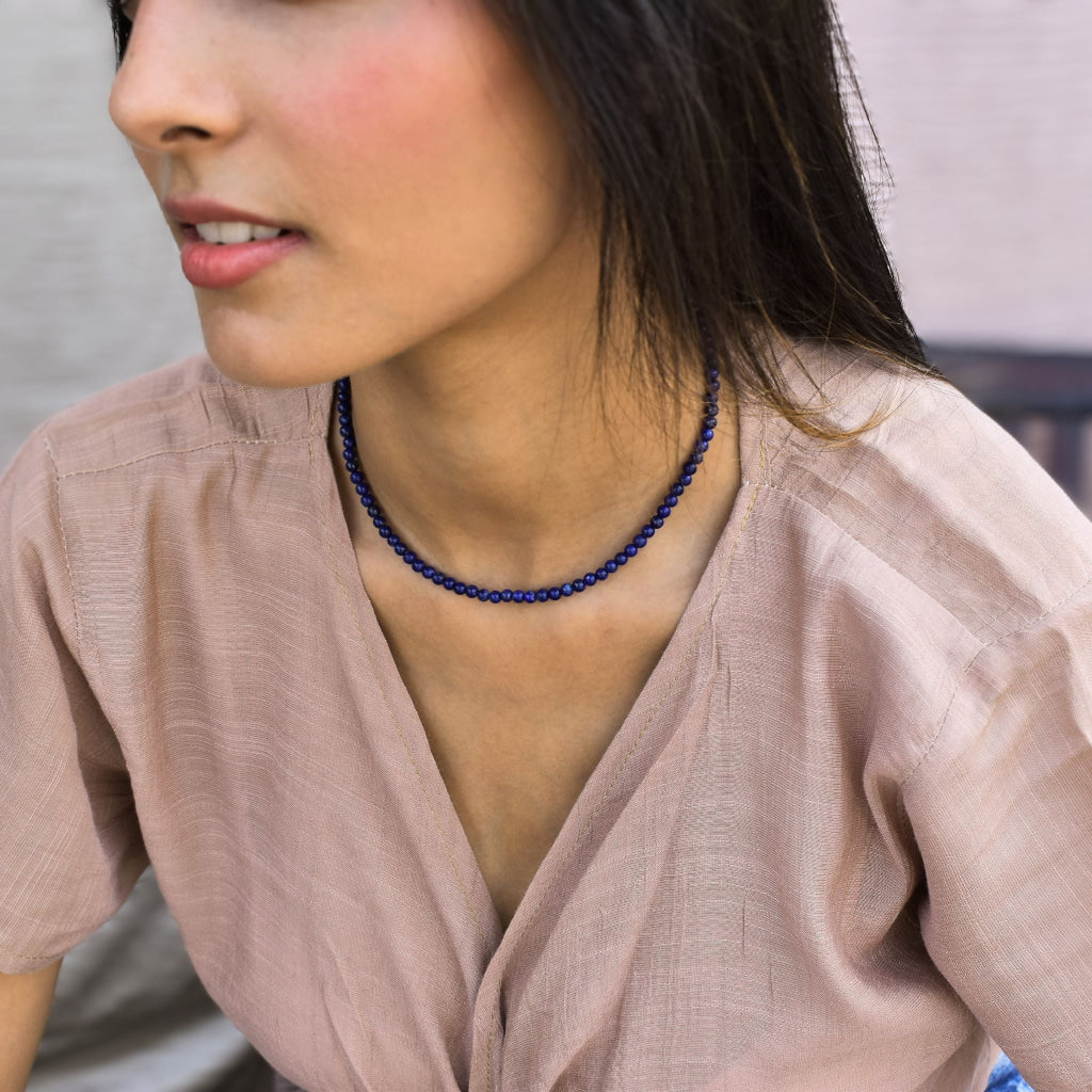 Luxe Line - Lapis Lazuli Necklace Necklace