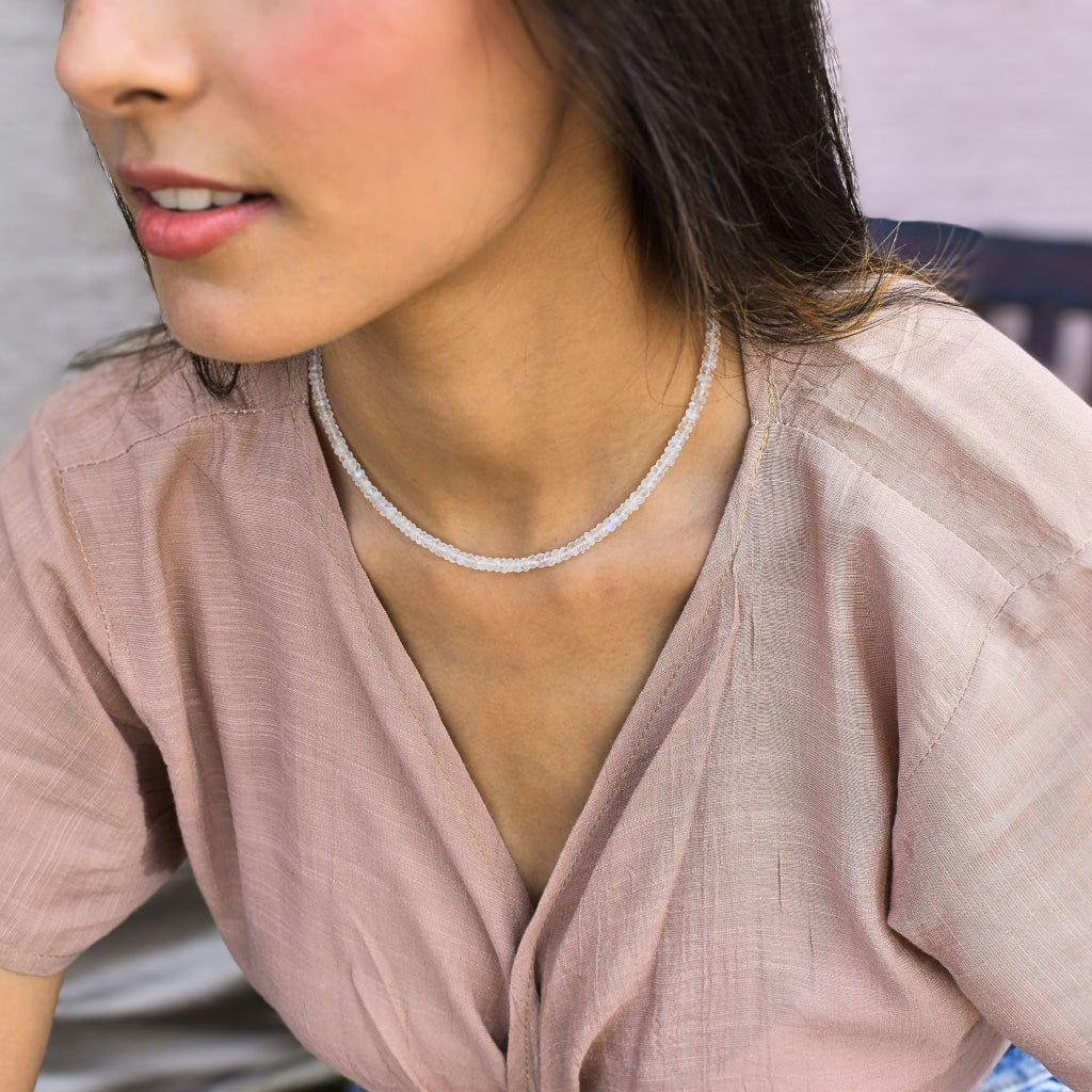 Luxe Line - Moonstone Necklace Necklace