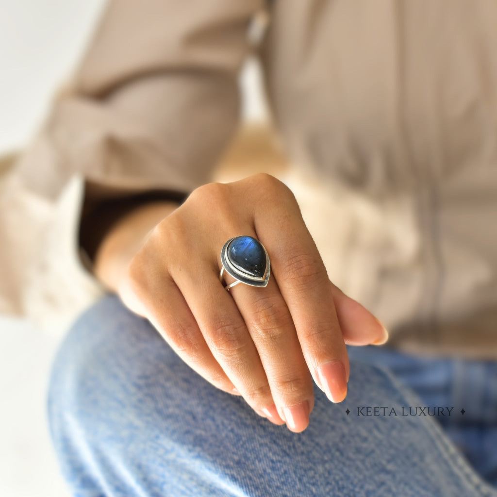 Lyrical - Labradorite Ring Rings